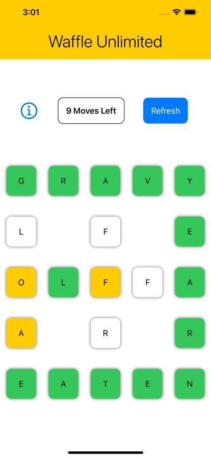 Waffle Unlimited Word Gameios版2