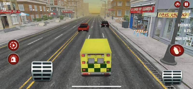 紧急救护车救援驾驶:公路赛车模拟ios版1