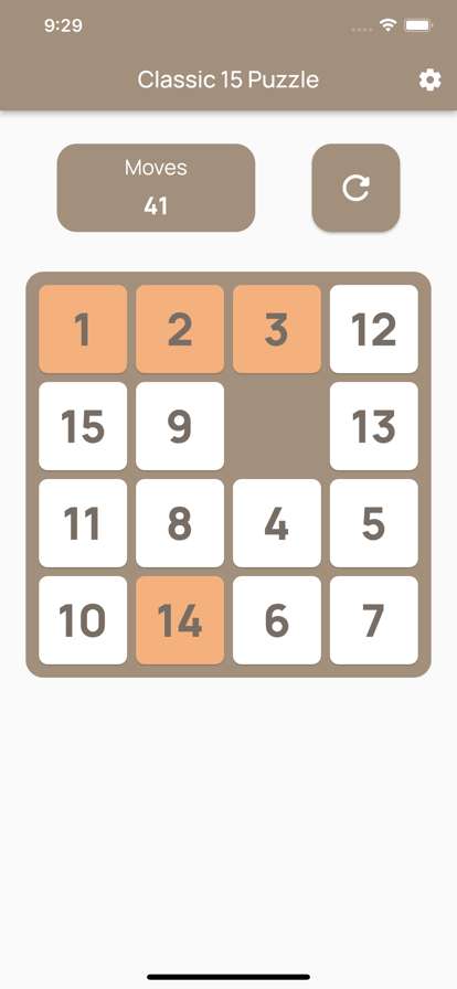 十五数字推盘游戏:益智15数字华容道ios版1