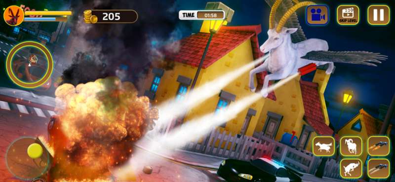 可怕的山羊荒野生活模擬ios版2