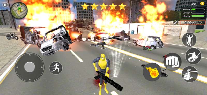 Flying Spider Hero: Crime Cityios版1