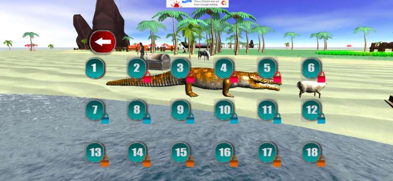 Angry Crocodile Beach Attackios版1