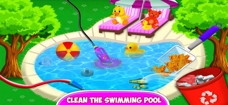 可爱的女婴房子清理ios版5