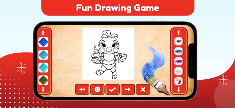 fazbear coloring Glitter Bookios版0