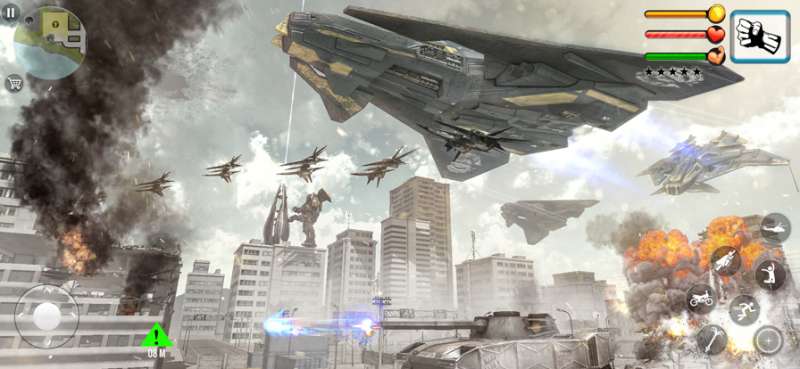 飞行机器人汽车改造ios版2