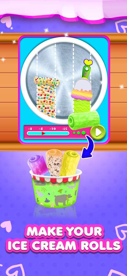 DIY冰淇淋卷制作ios版1