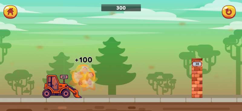 Go Bulldozer Number Wall Plusios版3