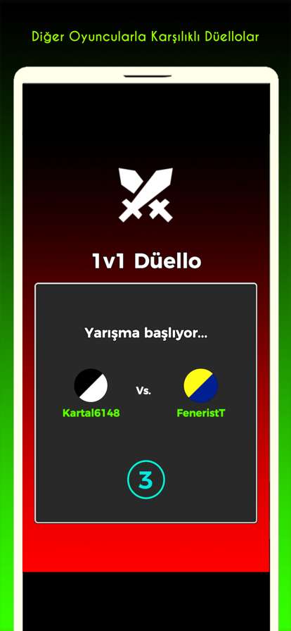 4 Büyükler: Futbol Bilgi Oyunuios版5