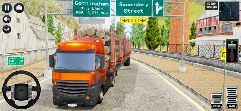 半卡车驾驶模拟器ios版3