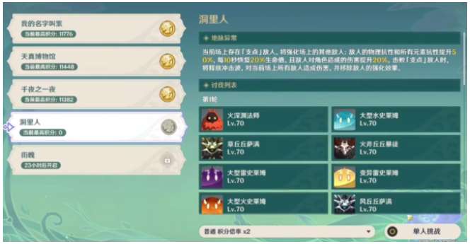 原神蔷薇再开时活动第四天攻略 关于第四关洞里人的通关教程