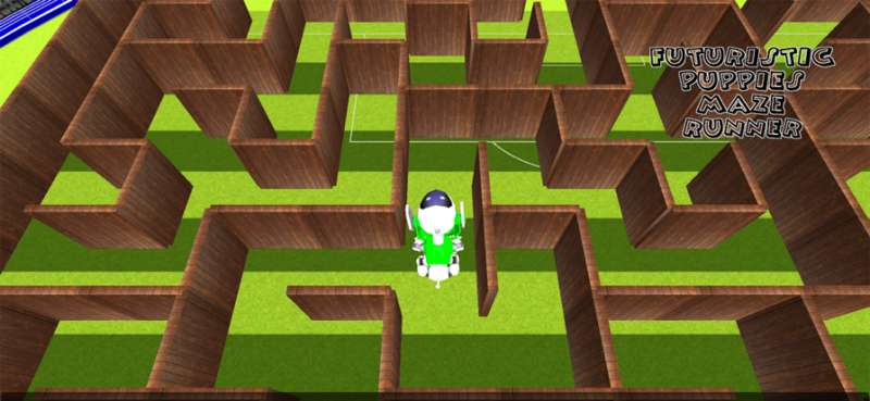 Futuristic Puppy Maze Runios版7