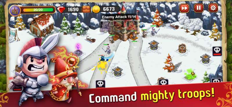 Castle Defense: Pocket Arenaios版2