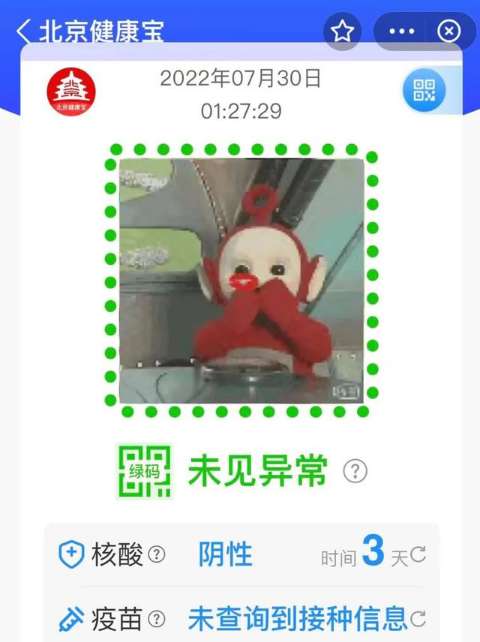 北京健康宝怎么查外地核酸结果