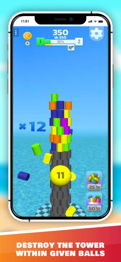 Tower Crush : 3D Block Worldios版0
