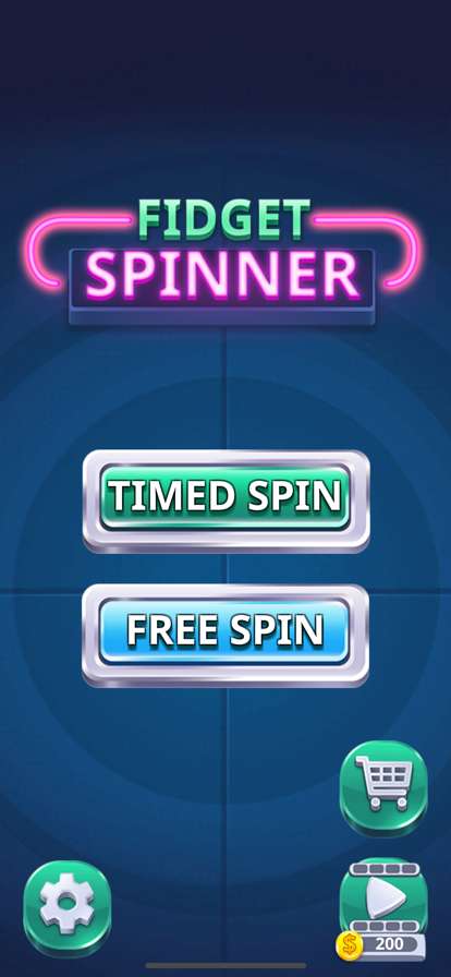 Fidget Neon Spinnerios版0