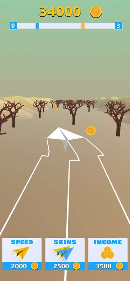 Fly Paper Plane Gameios版7