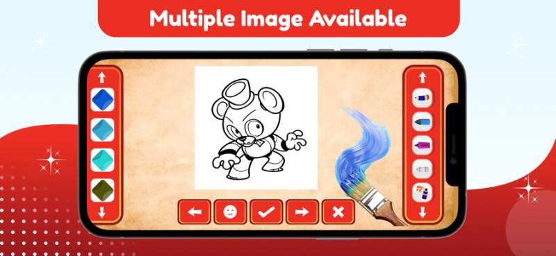 fazbear coloring Glitter Bookios版1