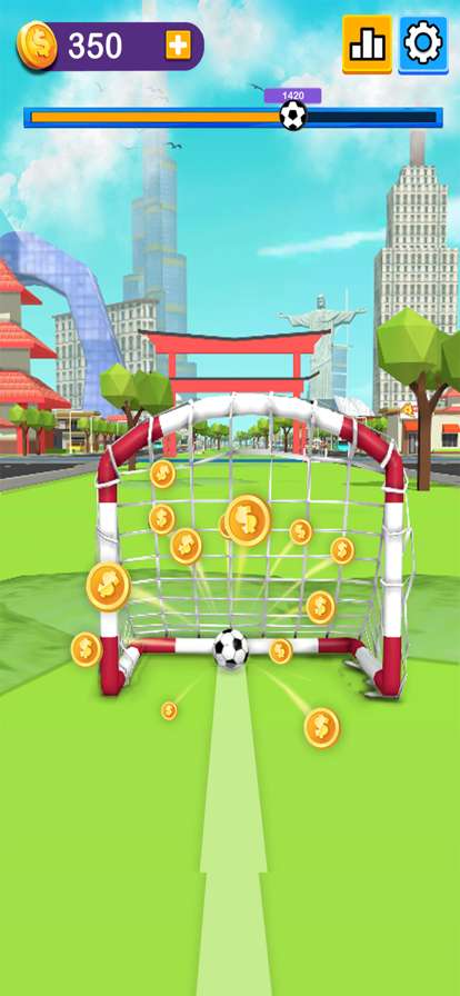 Flick Soccer Kicking Gameios版3