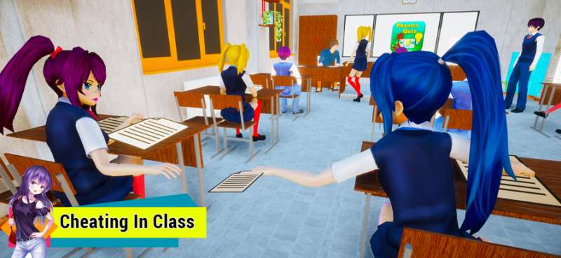 动漫女孩高中游戏ios版1