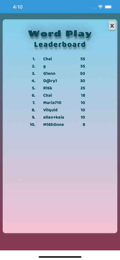 Word Guess Play Challengeios版4