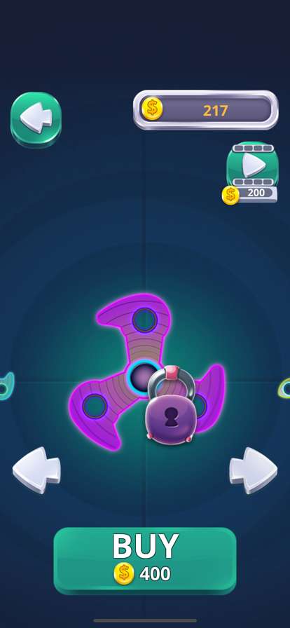 Fidget Neon Spinnerios版1