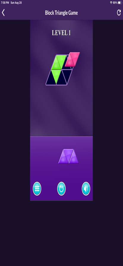 Triangle Block Puzzle Tangramios版3