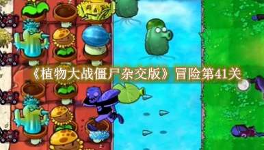 《植物大战僵尸杂交版》冒险第41关怎么过关