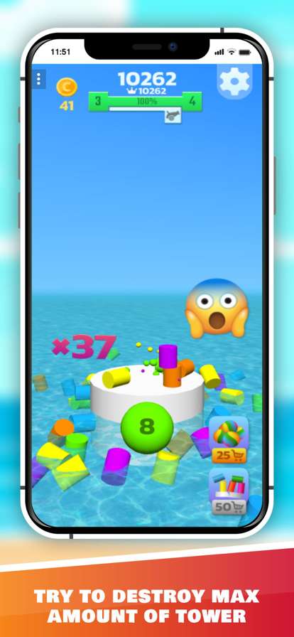 Tower Crush : 3D Block Worldios版2