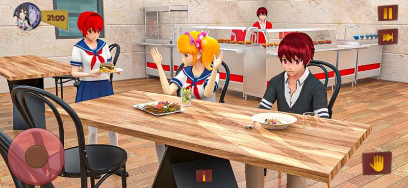 动漫高中樱花少女ios版0