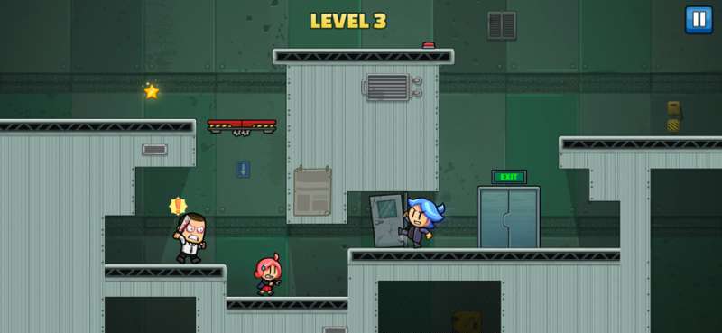 红色和蓝色火柴人游戏ios版0