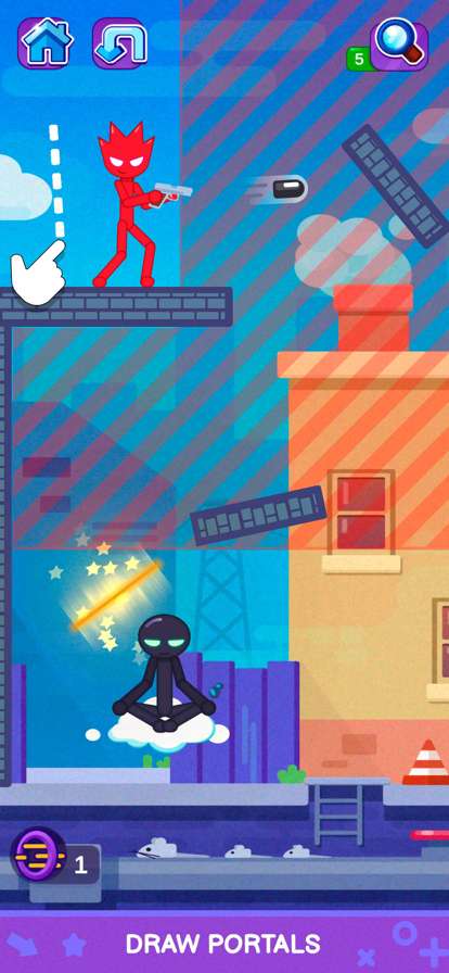 Portal Master: Stop The Bulletios版2