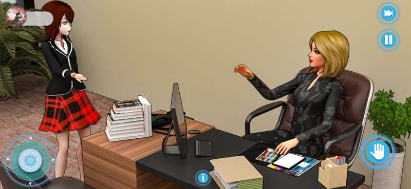 动漫高中樱花游戏ios版0