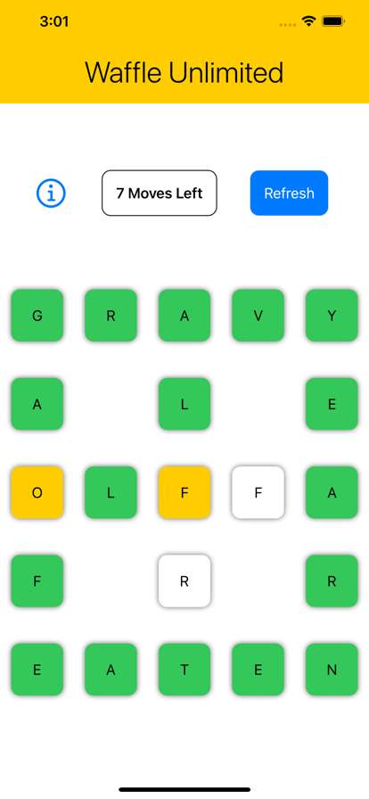 Waffle Unlimited Word Gameios版3