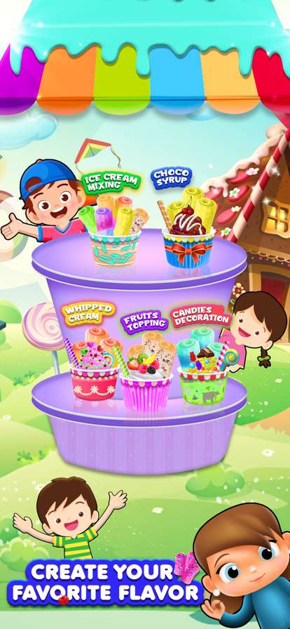 DIY冰淇淋卷制作ios版4