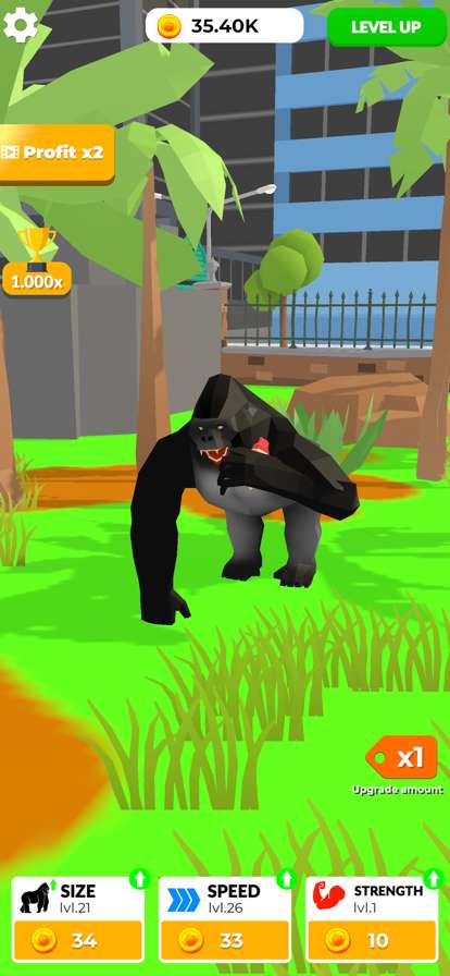 Idle Gorilla: Evolution Empireios版0