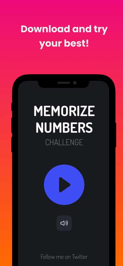 Memorize Numbers Challengeios版1
