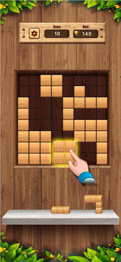 Block Puzzle Wood Jewelsios版3