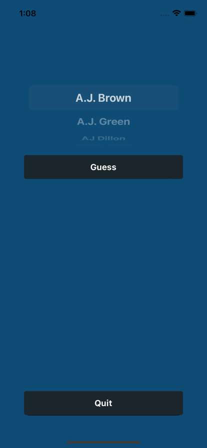 Fumble: Football Guessing Gameios版1