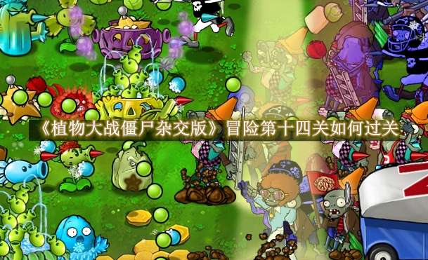 《植物大战僵尸杂交版》冒险第十四关如何过关