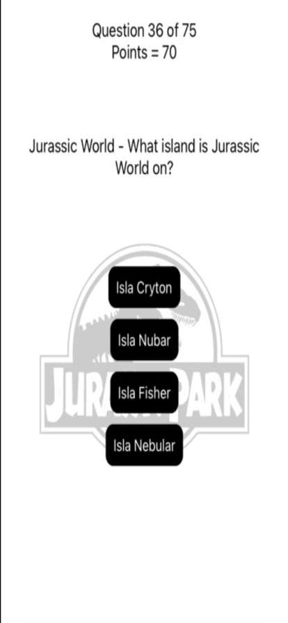 Jurassic Park Quizios版5