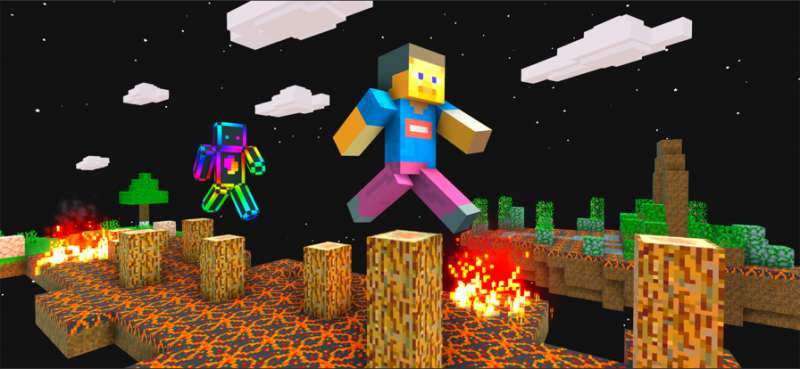 Craft Parkour : 3D Blocky Raceios版1