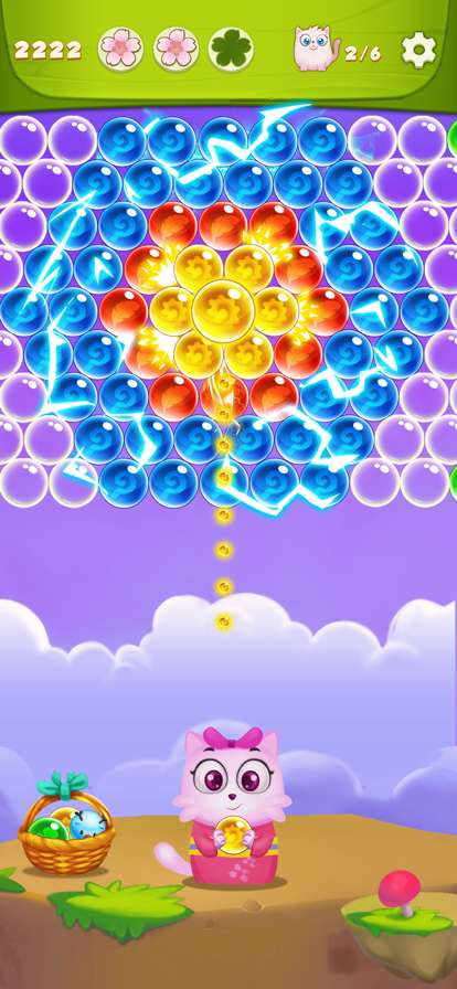 泡泡射击:猫流行游戏ios版5