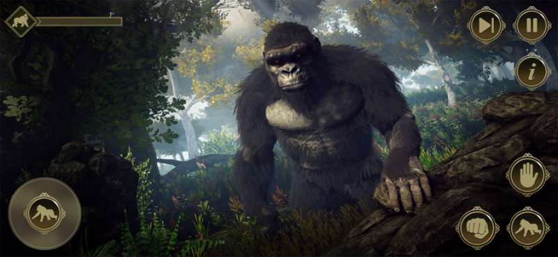 生气的大猩猩怪物打猎模拟ios版1