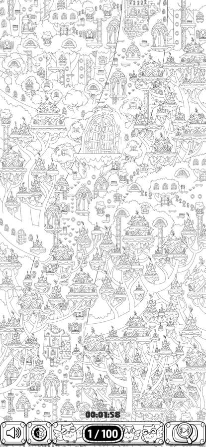 Find 100 Hidden Owlsios版0