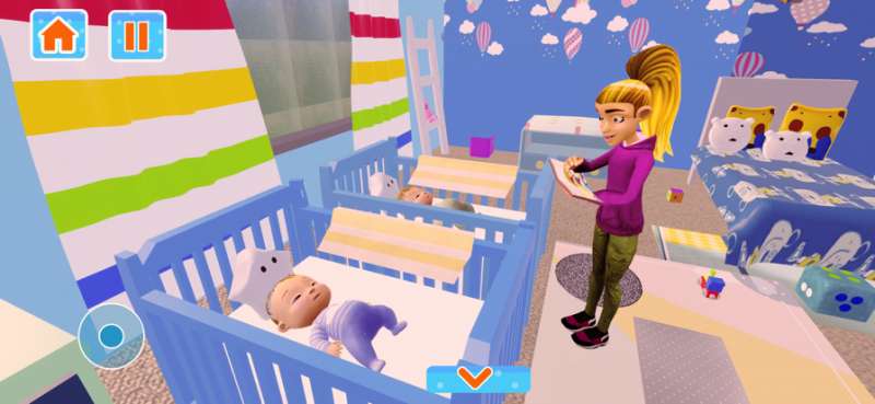Twins Daycare Babysitter Gameios版3