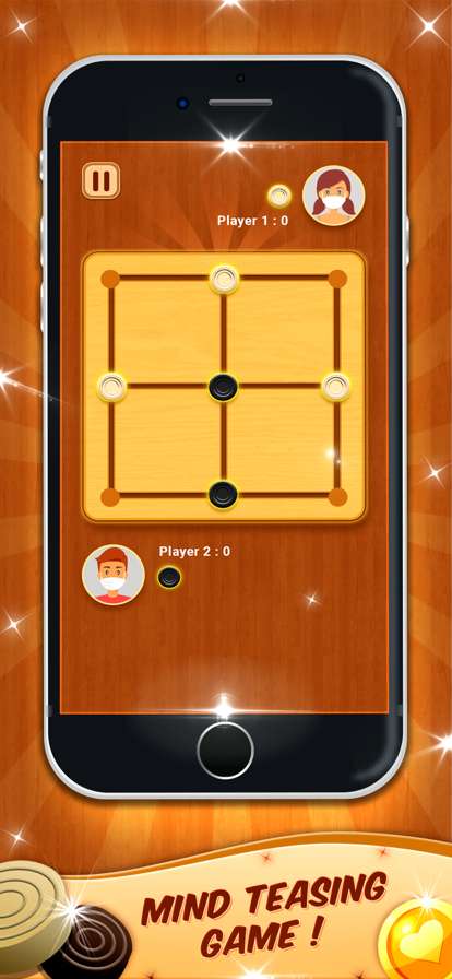 Mills Three Men\'s Morris Gameios版3