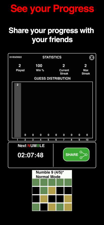 NUMBLE : Daily Mastermind!ios版5