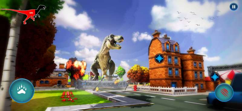 城市攻击横冲直撞:毁灭恐龙游戏 2022ios版0