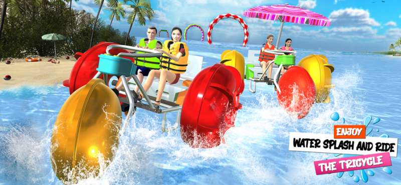Water Surfer Beach Tricycleios版1
