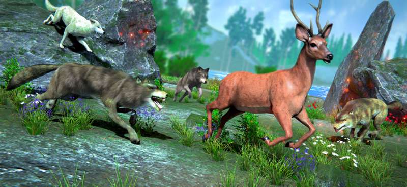 Offline Wolf Simulator Gamesios版1
